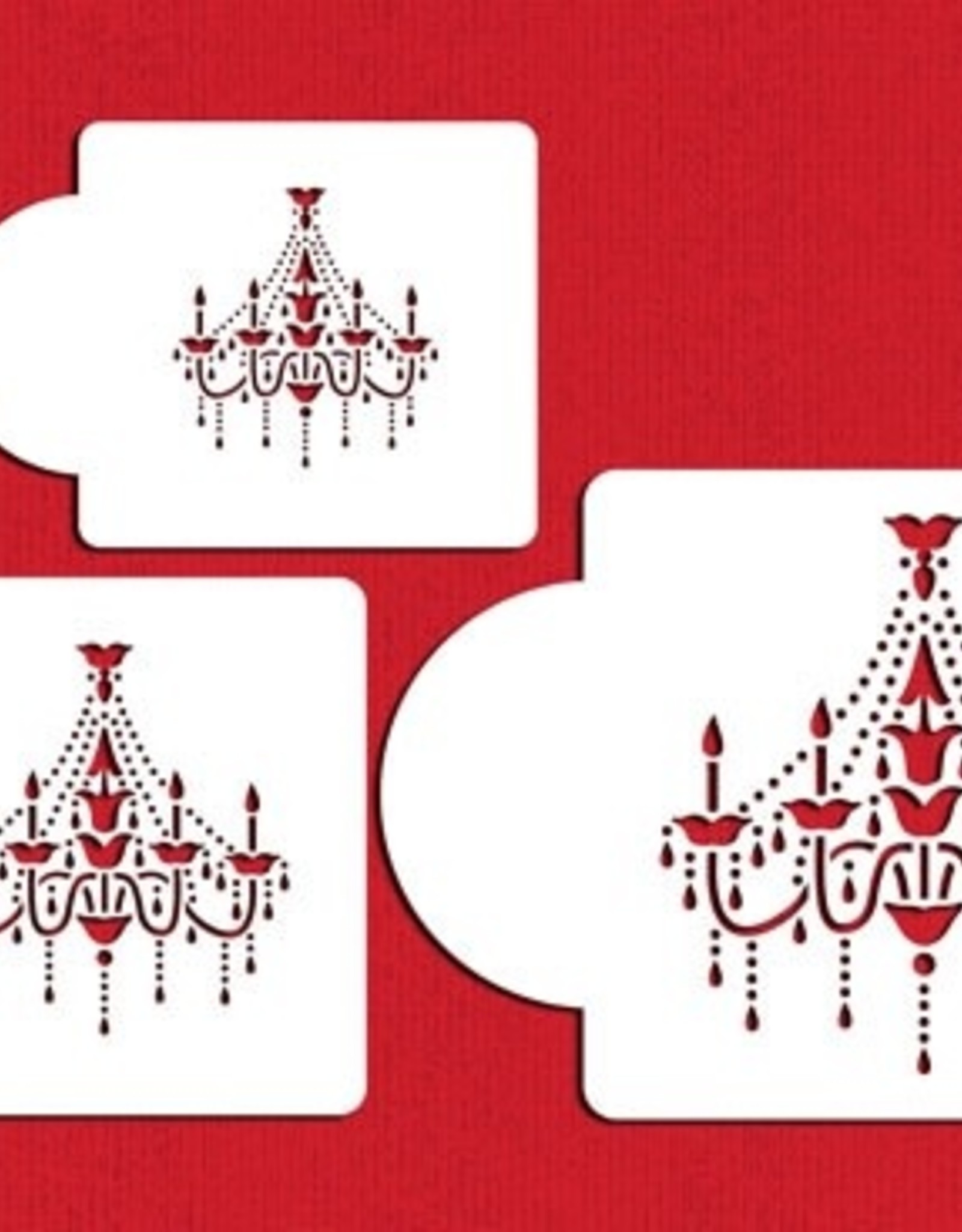 Designer Stencils Designer Stencils Chandelier Set/3