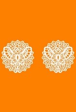 Martellato Sugar Dress Lace Mat 04T Vlindermotief Rond 10 x 40cm