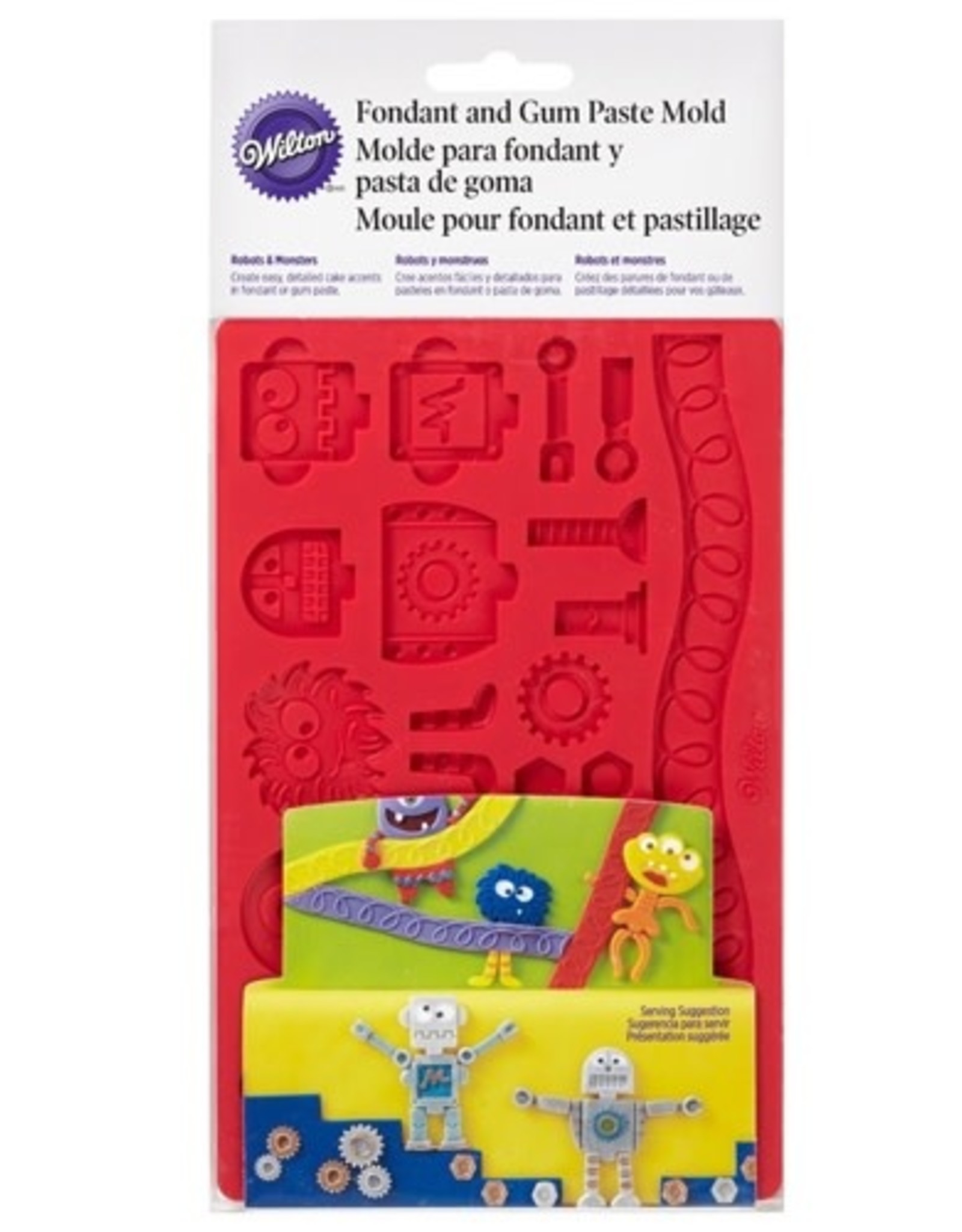 Wilton Wilton Fondant & Gum Paste Mold Robots & Monsters