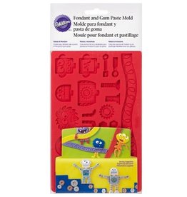 Wilton Wilton Fondant & Gum Paste Mould Robots & Monsters