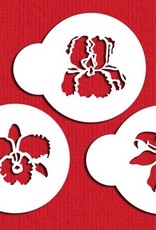 Designer Stencils Designer Stencils Exotic Flowers Set/3