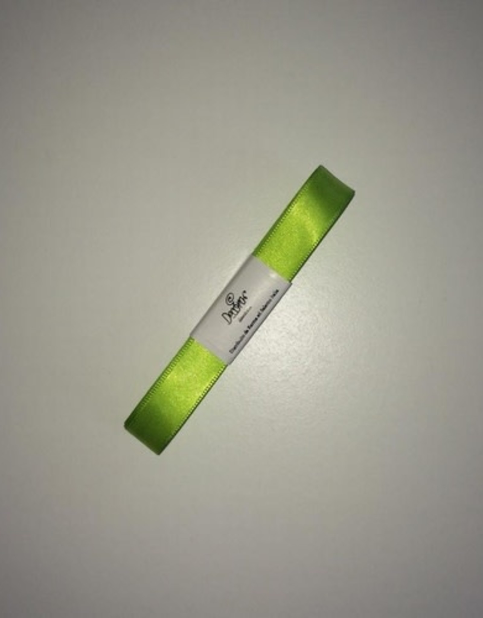 Decora Double Satin Ribbon 15mm x 5mtr Apple Green