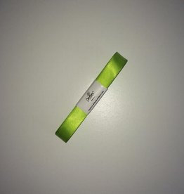Double Satin Ribbon 15mm x 5mtr Apple Green