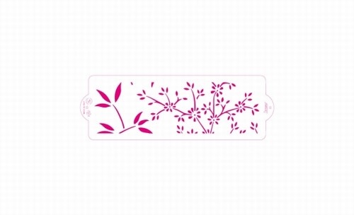 Decora stencil Frozen Star, plastica, trasparente, 7x30 cm - Quisquilie... però utili