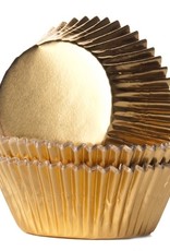 House of Marie House of Marie Baking Cups Folie Goud pk/24