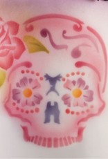 Martellato ICA Airbrush Stencil Skull Frontal