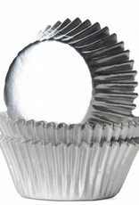 House of Marie House of Marie Mini Baking Cups Folie Zilver pk/36