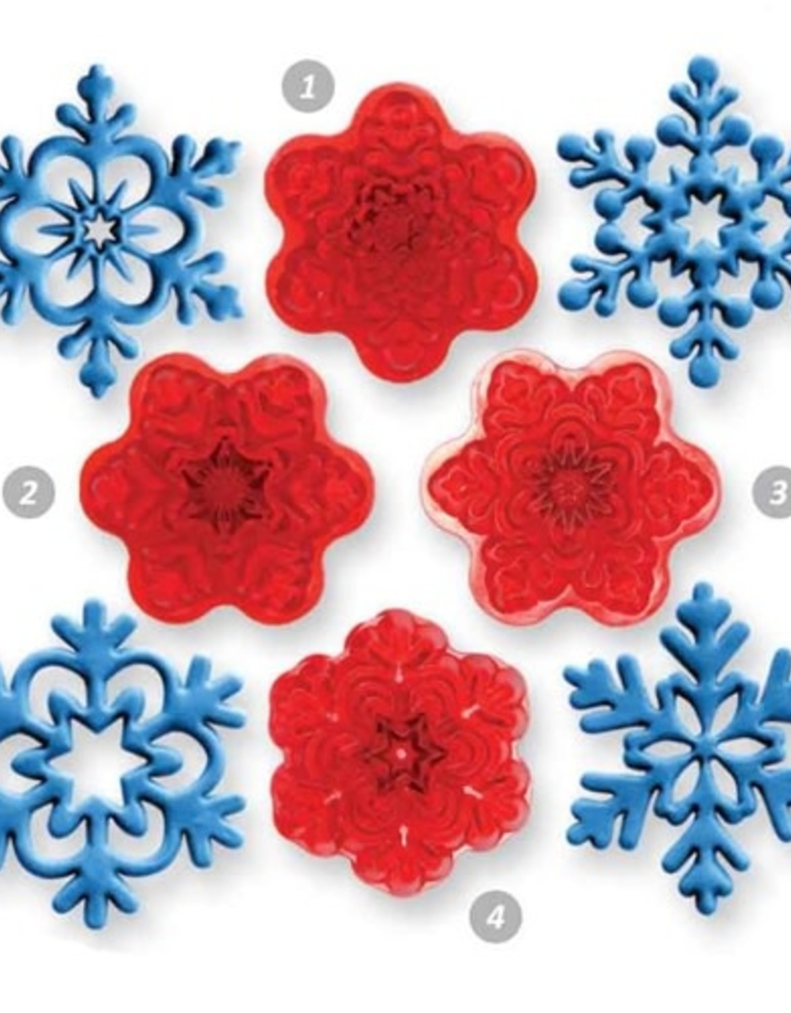 JEM JEM Angel Snowflakes Cutter set/4