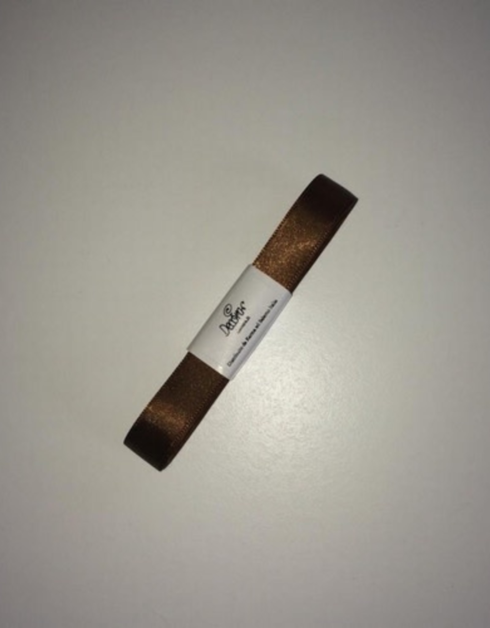 Decora Double Satin Ribbon 15mm x 5mtr Brown