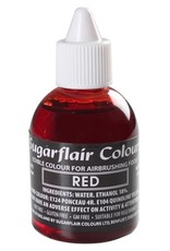 Sugarflair Sugarflair Airbrush Colouring -Red- 60ml