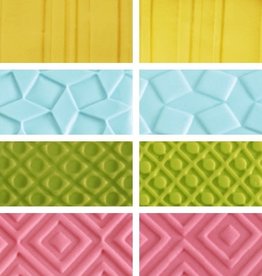 Decora Decora Decorative Sheets Set/4 Geometric Effect