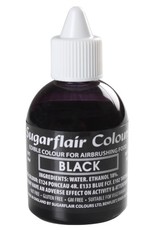 Sugarflair Sugarflair Airbrush Colouring -Black- 60ml