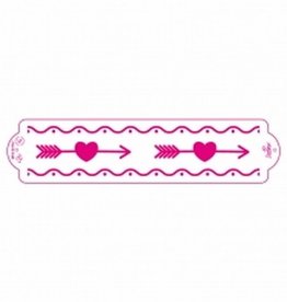 Decora Decora Stencil 7x30cm Love