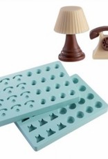 Martellato Nostalgic Chocolate Mould Kit/2 Lamp + Telephone