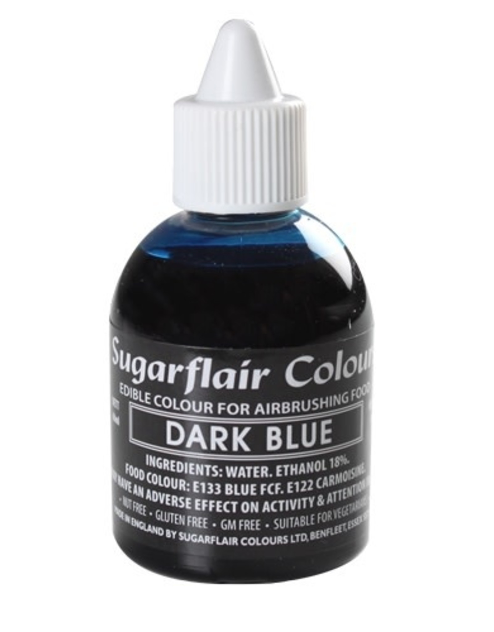 Sugarflair Sugarflair Airbrush Colouring -Dark Blue- 60ml