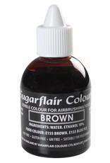 Sugarflair Sugarflair Airbrush Colouring -Brown- 60ml