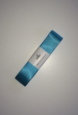 Decora Double Satin Ribbon 25mm x 3mtr Turquoise