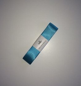 Decora Double Satin Ribbon 25mm x 3mtr Turquoise