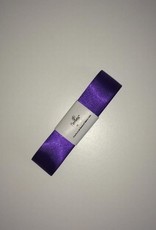 Decora Double Satin Ribbon 25mm x 3mtr Bright Violet