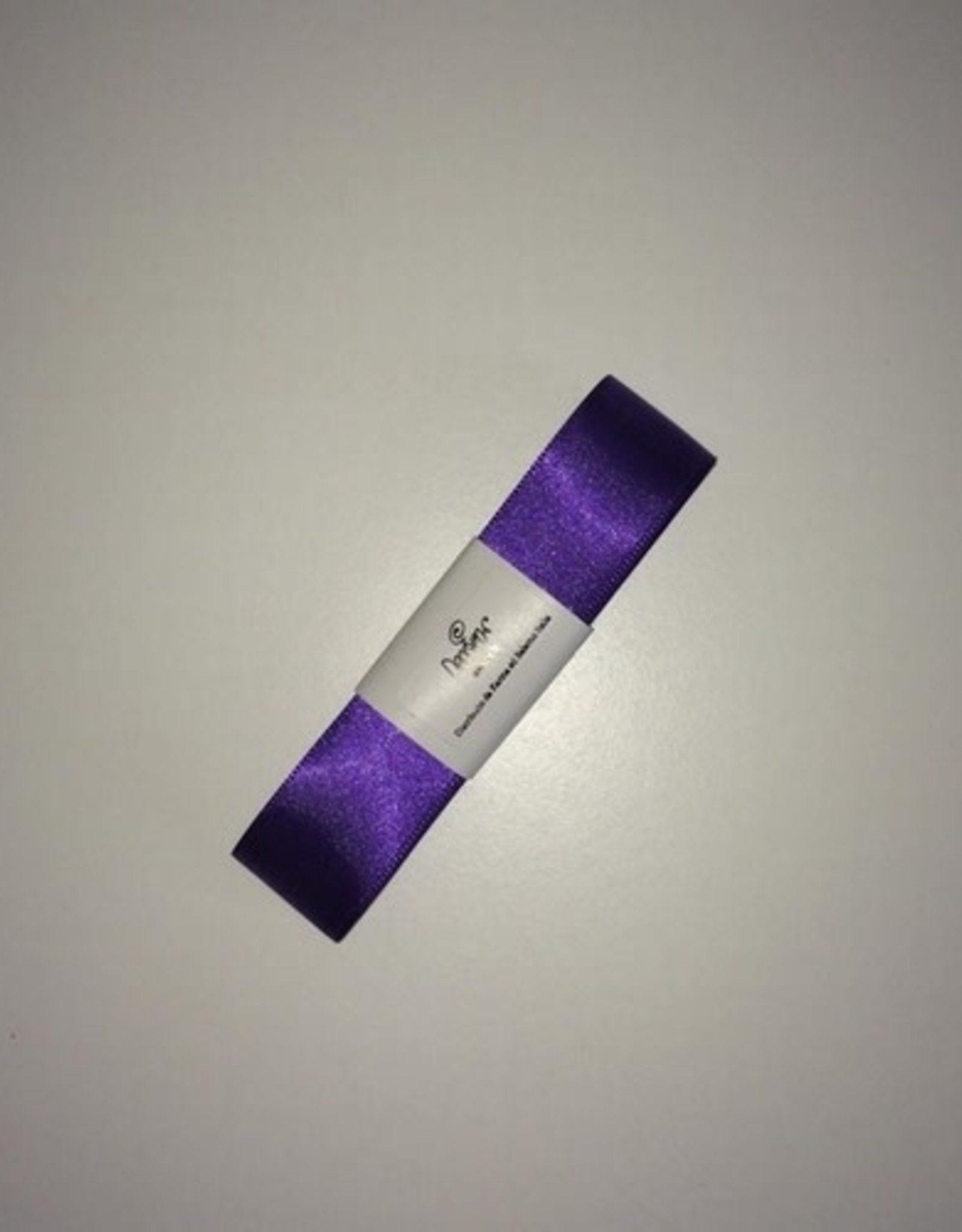 Decora Double Satin Ribbon 25mm x 3mtr Bright Violet