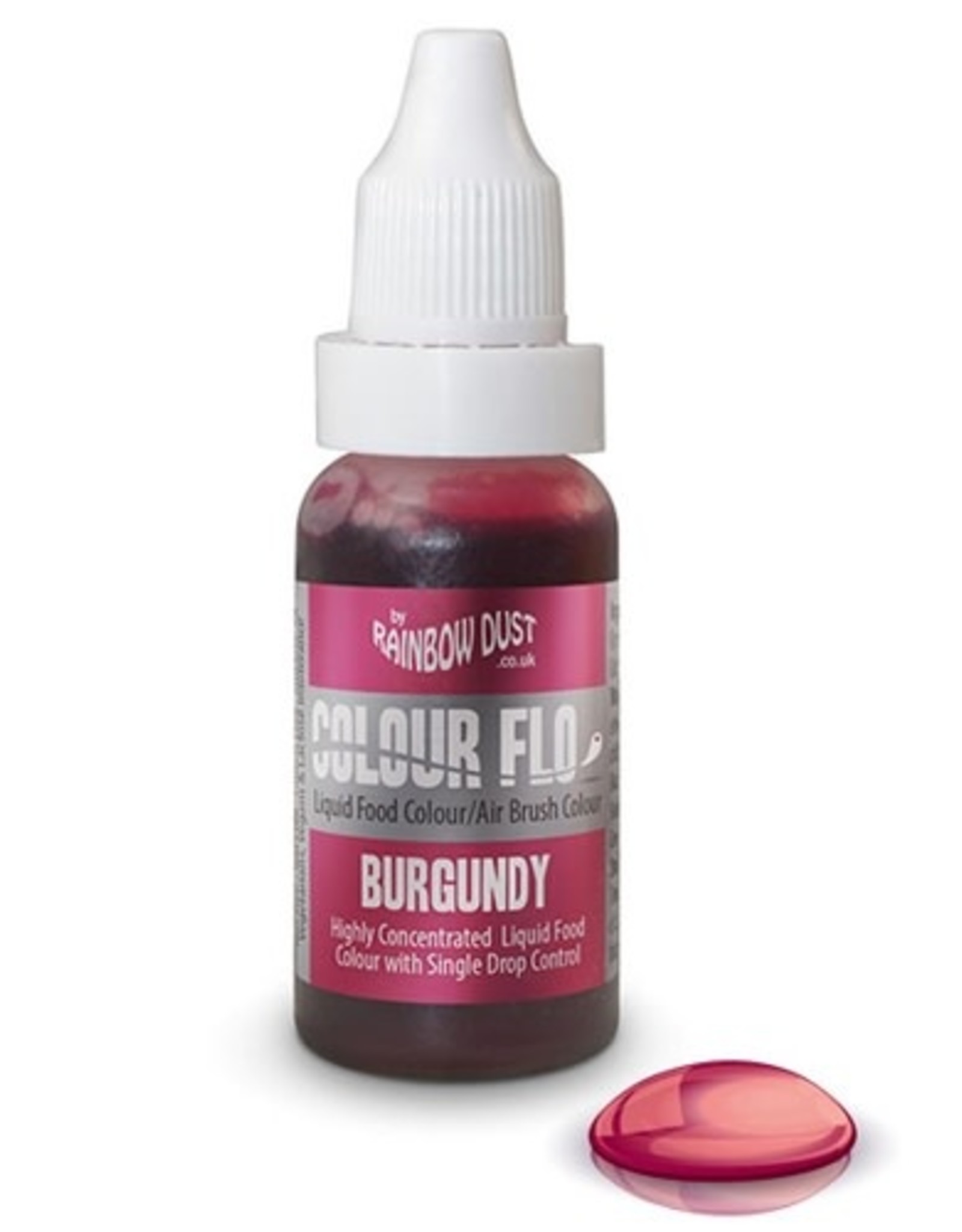 Rainbow Dust Rainbow Dust Vloeibare Kleurstof Airbrush - Burgundy -16ml-