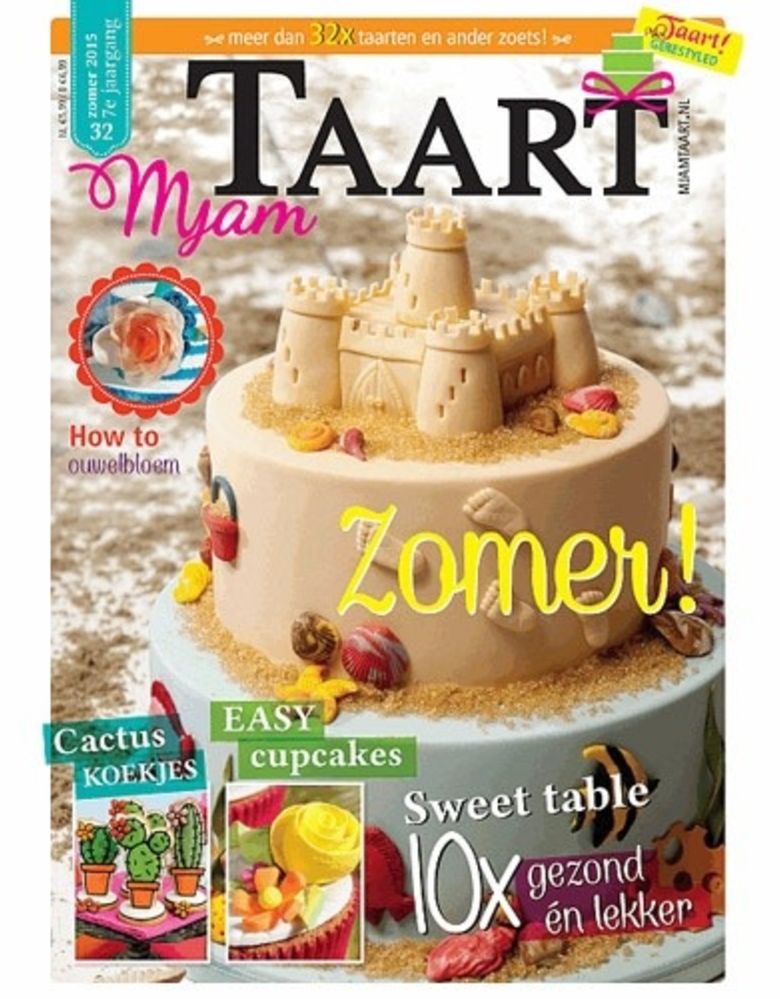 MjamTaart! Taartdecoratie Magazine Zomer 2015