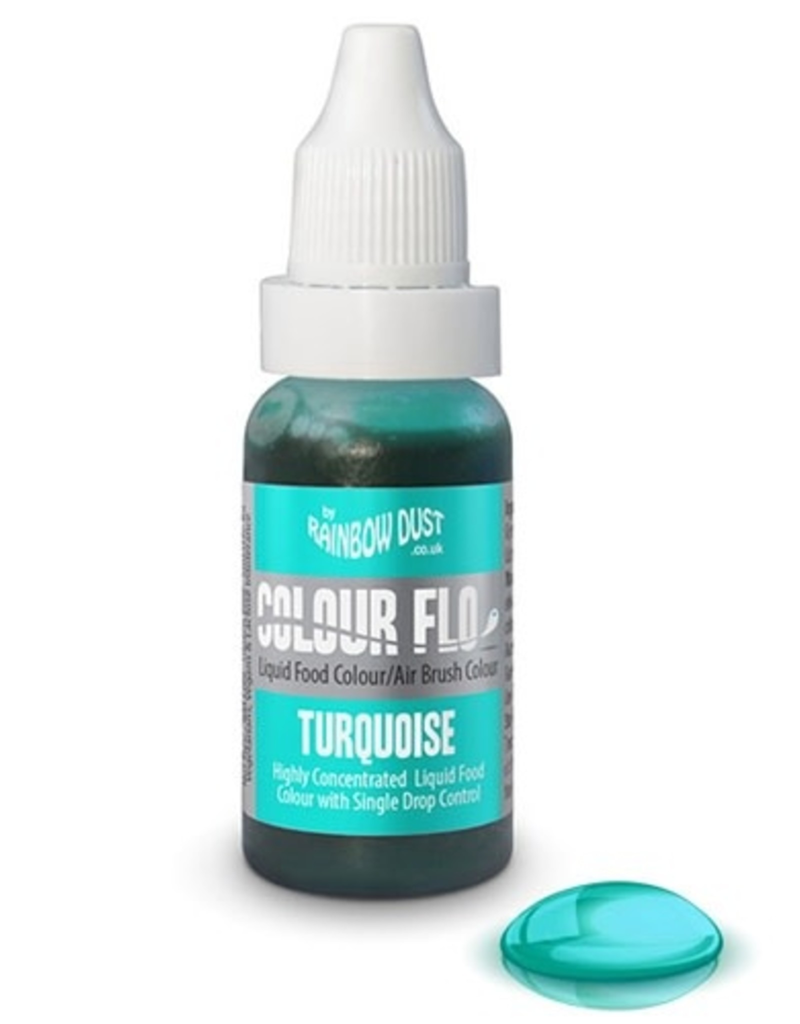 Rainbow Dust Rainbow Dust Vloeibare Kleurstof Airbrush - Turquoise -16ml-