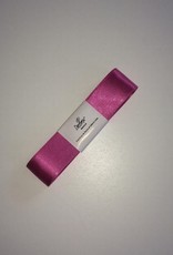 Double Satin Ribbon 25mm x 3mtr Fuchsia