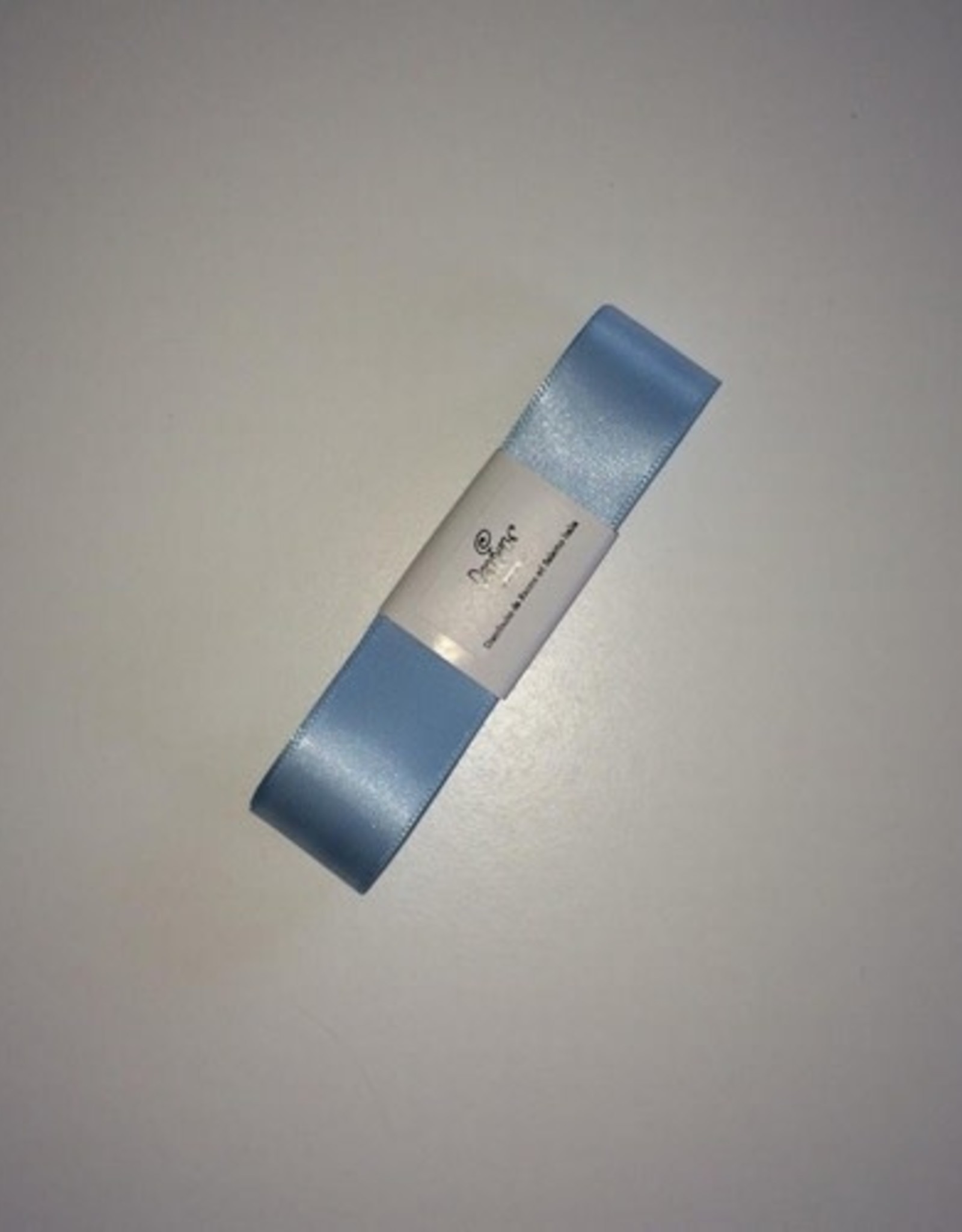 Decora Double Satin Ribbon 25mm x 3mtr Baby Blue