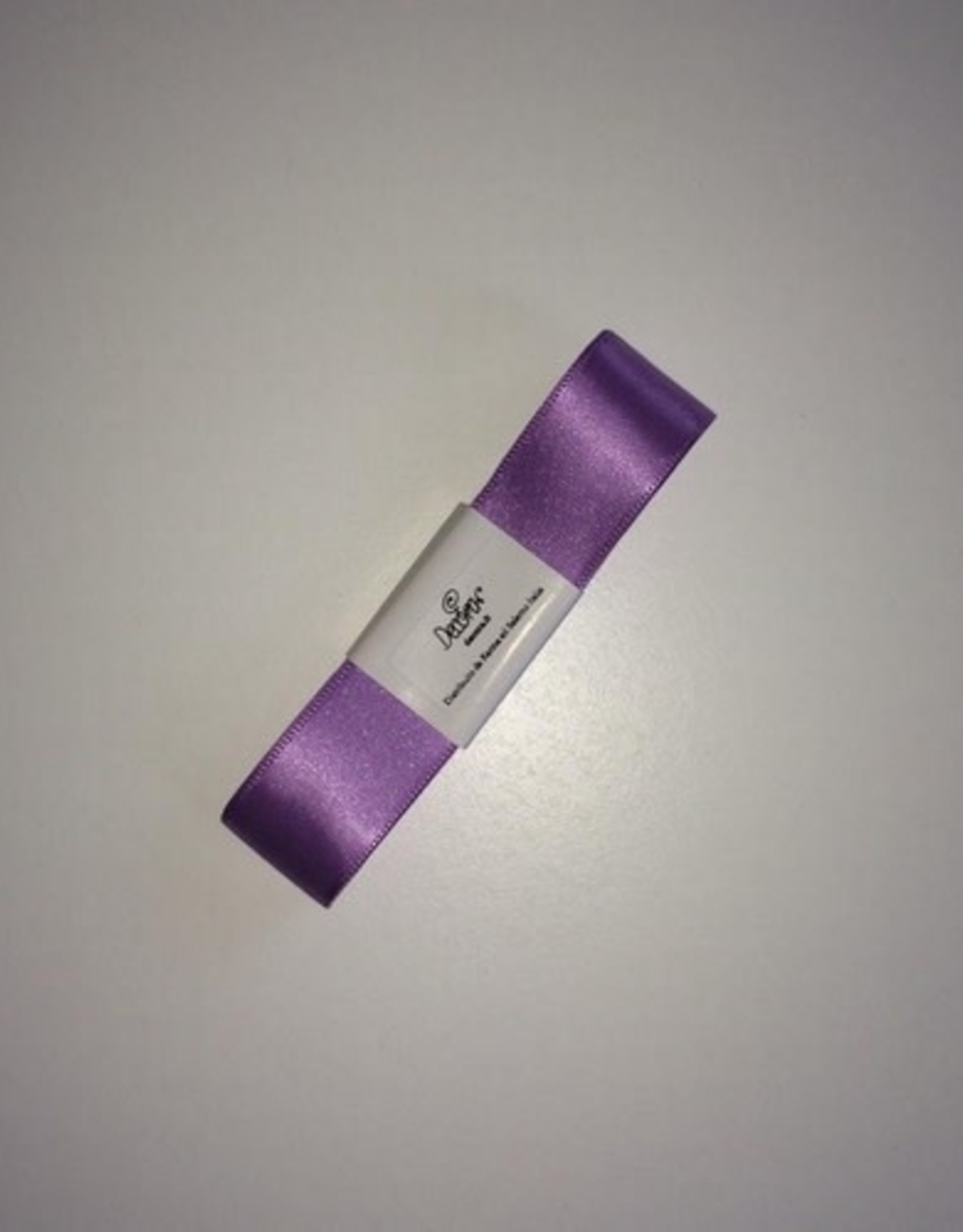 Decora Double Satin Ribbon 25mm x 3mtr Soft Lilac