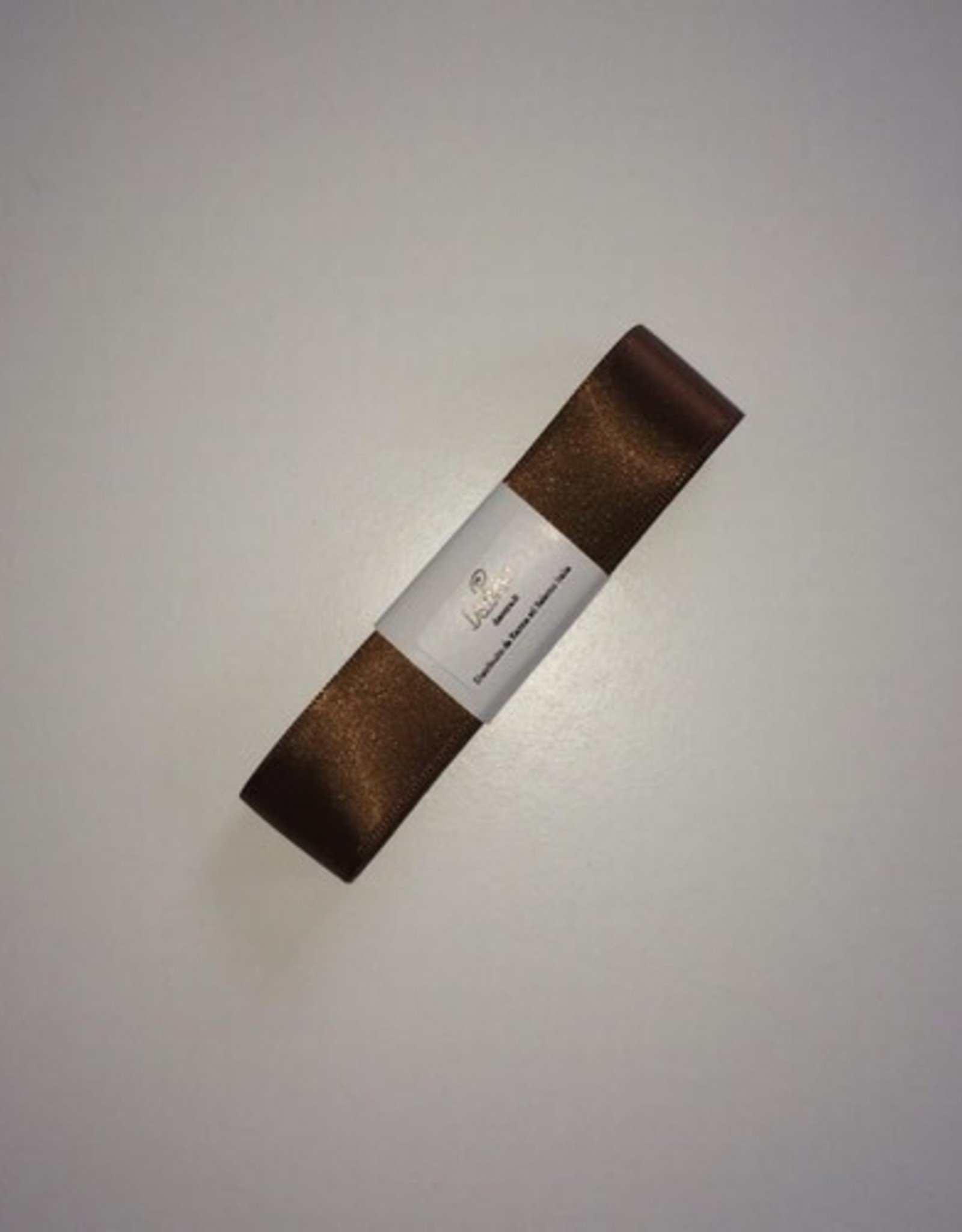 Decora Double Satin Ribbon 25mm x 3mtr Brown
