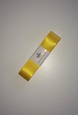 Decora Double Satin Ribbon 25mm x 3mtr Yellow