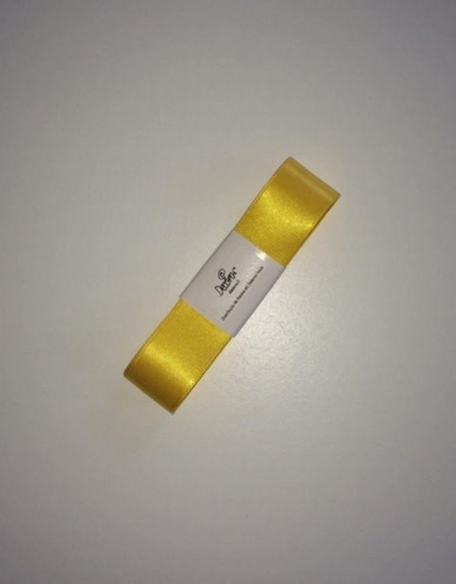 Decora Double Satin Ribbon 25mm x 3mtr Yellow