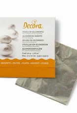 Decora Aluminium Sheets Silver pk/150