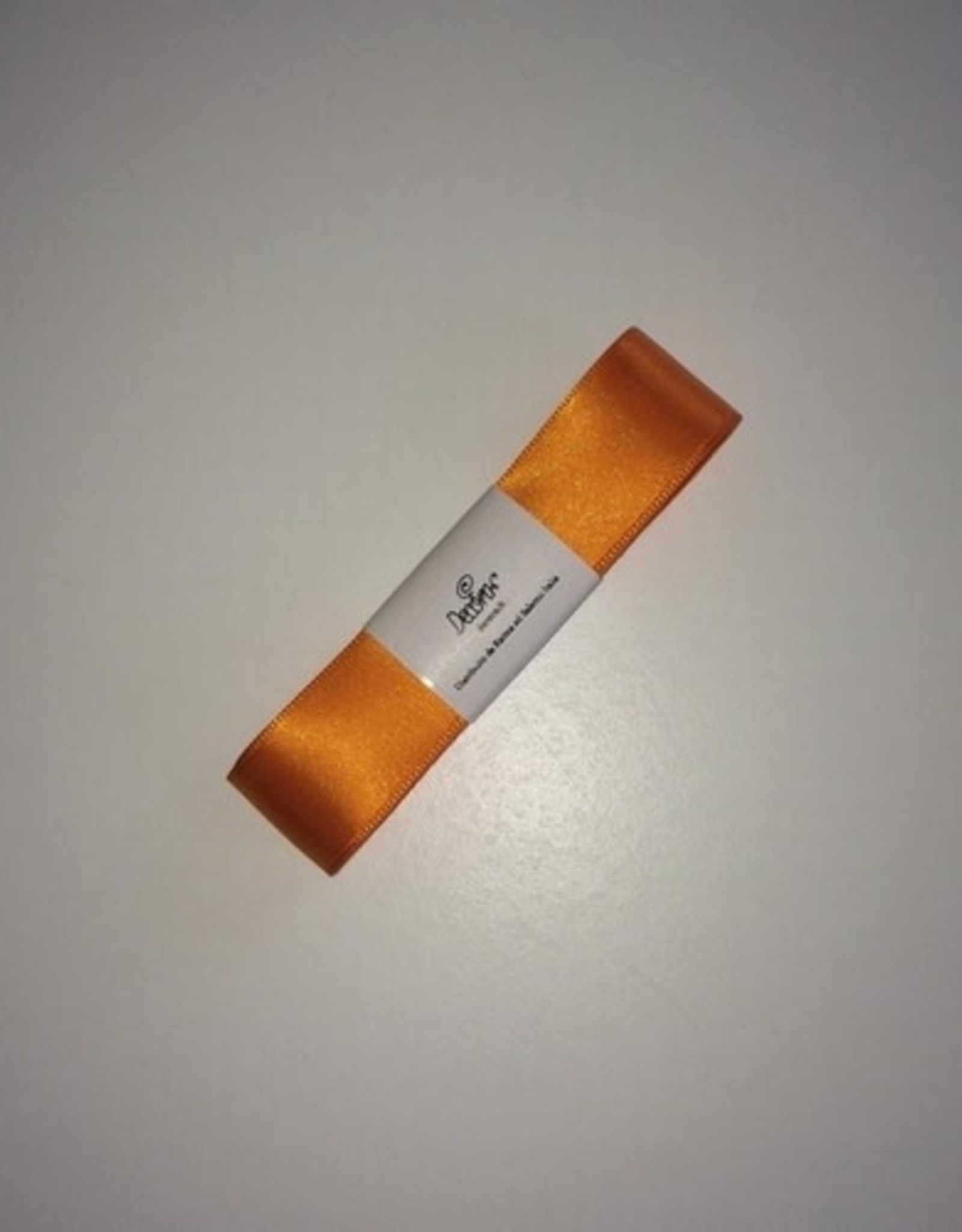 Decora Double Satin Ribbon 25mm x 3mtr Orange