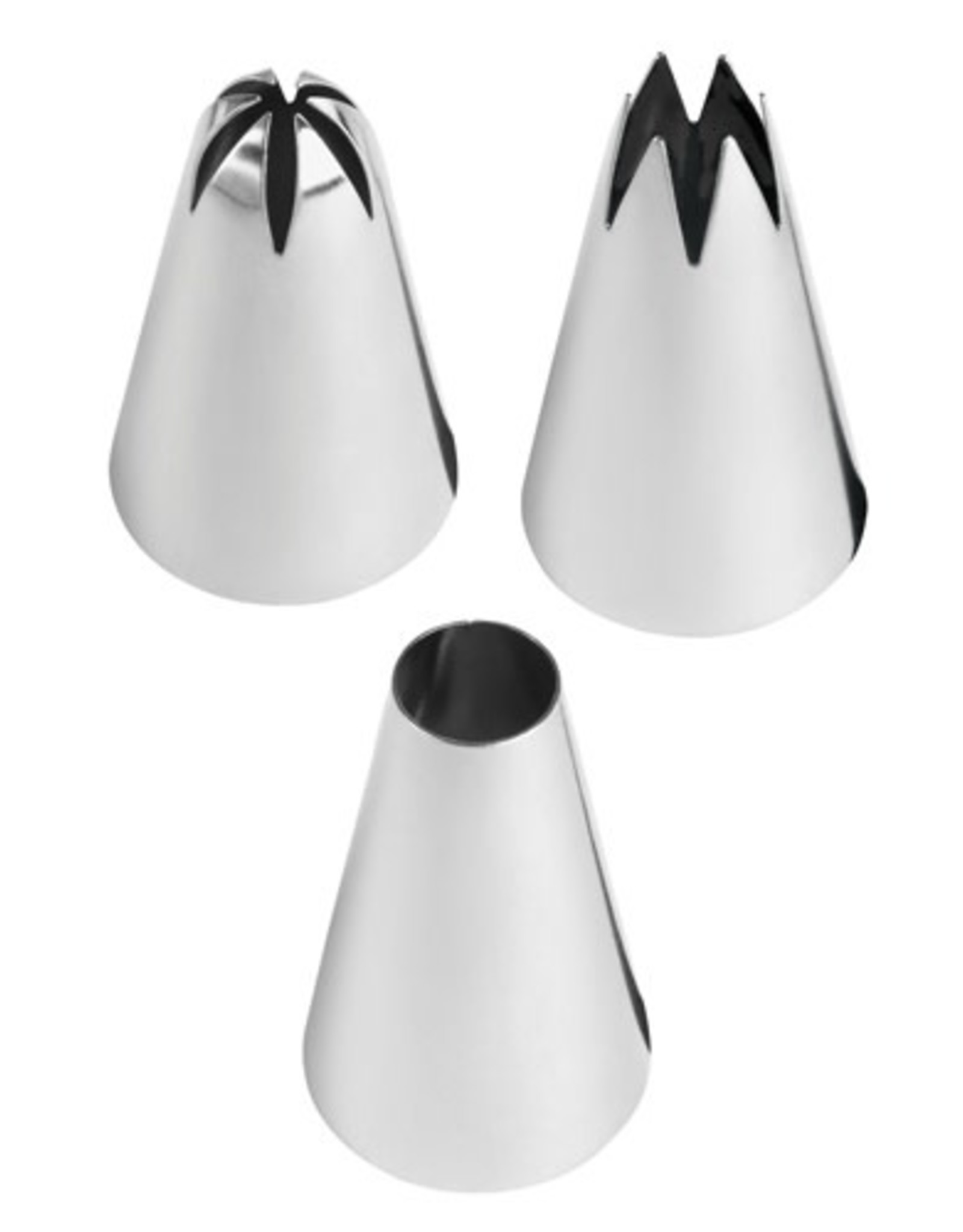 Wilton Wilton Decorating Tip Set Extra Large #1M, #2D, #2A