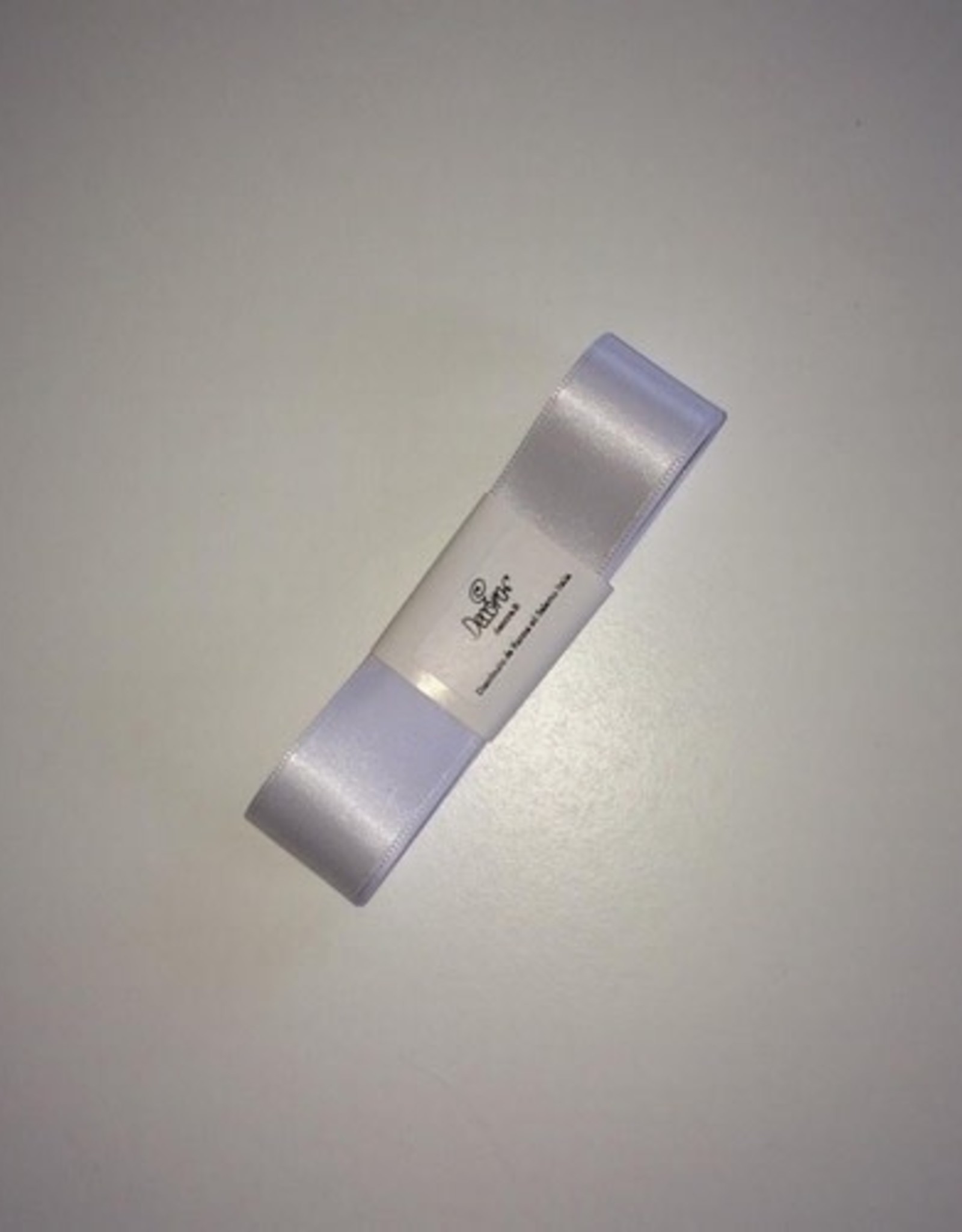 Decora Double Satin Ribbon 25mm x 3mtr White