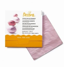 Decora Aluminium Sheets Pink pk/150