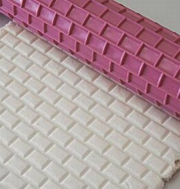 Silikomart Silikomart Wonder Cakes Decorative Rolling Pin -Bricks-