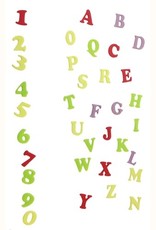 FMM FMM Alphabet & Numbers Tappits Art Deco Upper Case