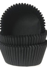 House of Marie House of Marie Mini Baking cups Zwart - pk/60