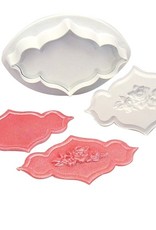 PME PME Creative Plaque Embossing Cutter -Rose Spray & Plain-M