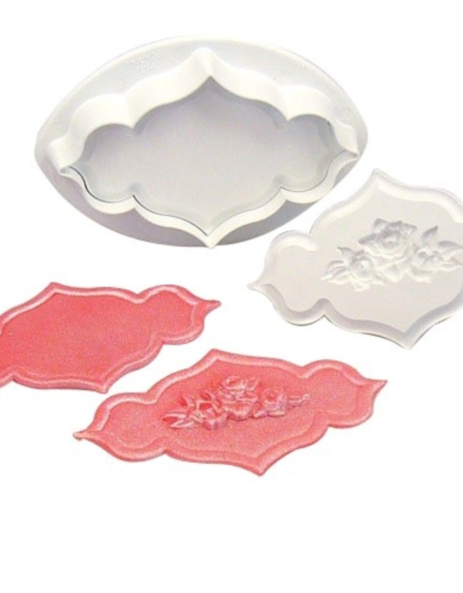 PME PME Creative Plaque Embossing Cutter -Rose Spray & Plain-M