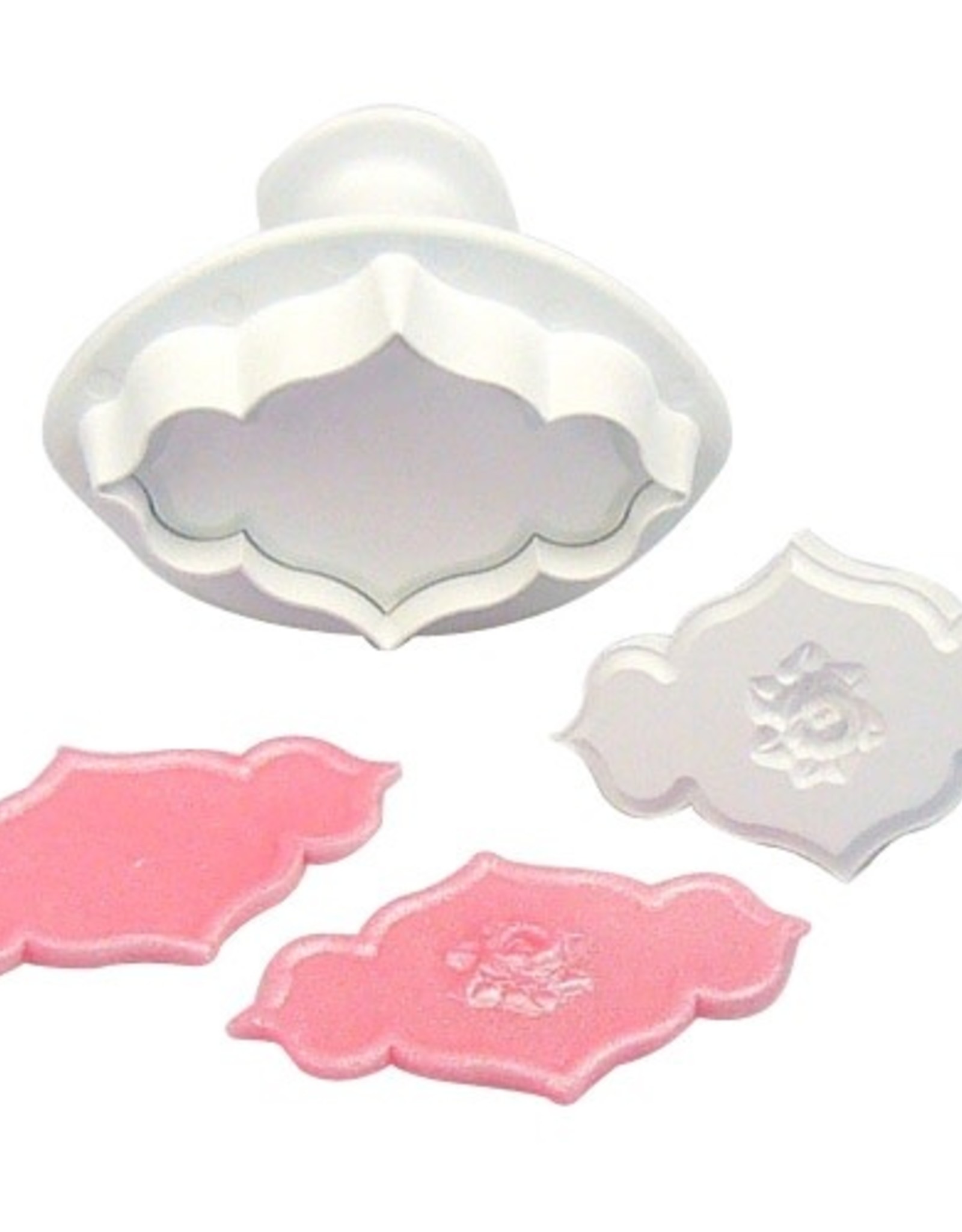 PME PME Creative Plaque Embossing Cutter -Rose & Plain- L