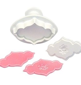 PME PME Creative Plaque Embossing Cutter -Rose & Plain- L