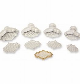 PME PME Creative Plaque Embossing Cutter Trellis Raised&Quilt L