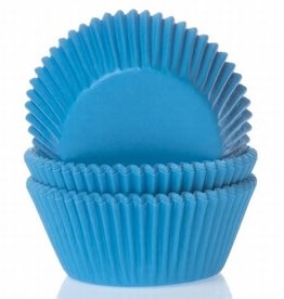 House of Marie Baking Cups Cyaan Blauw - pk/50