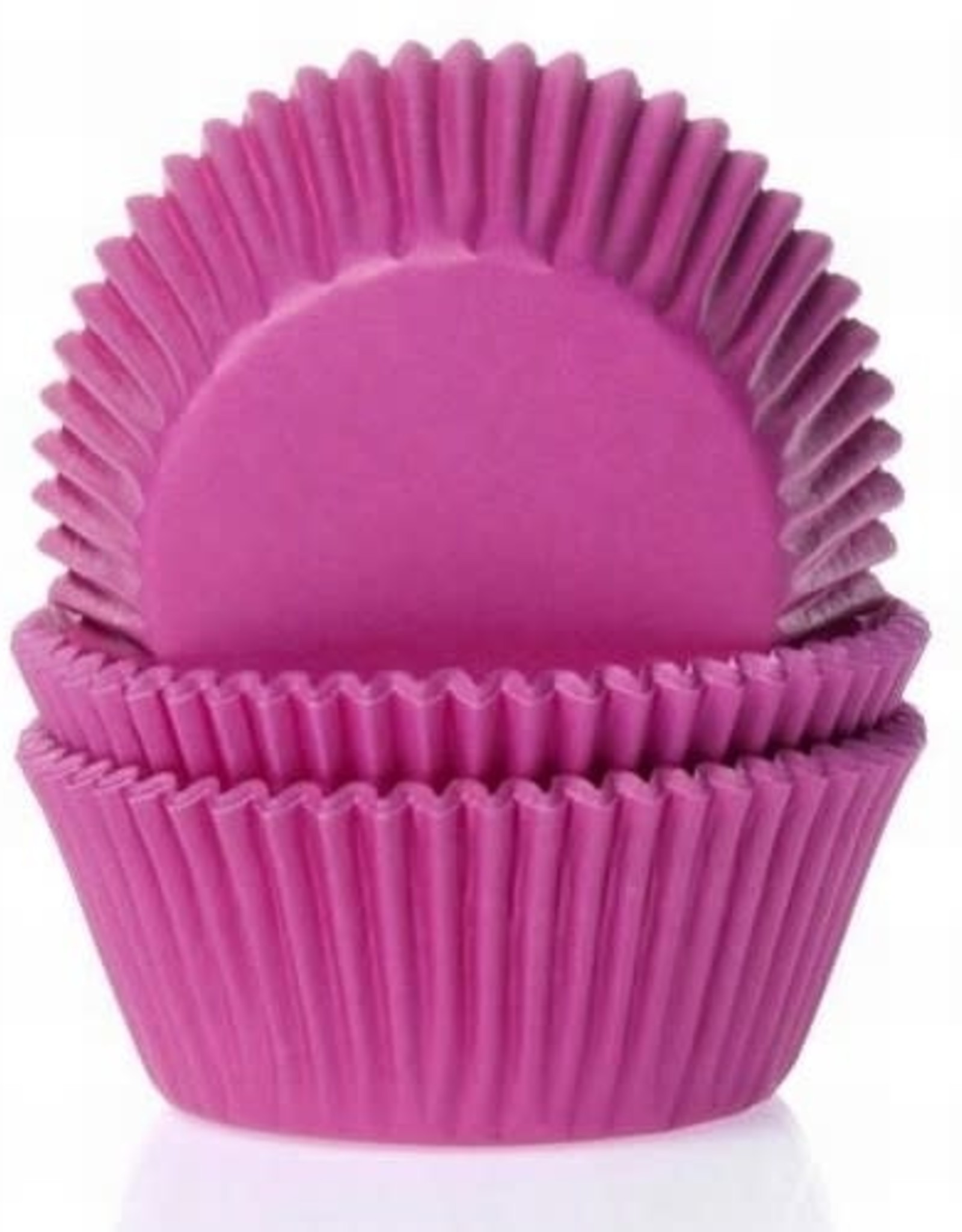 House of Marie House of Marie Baking Cups Fuchsia Roze - pk/50