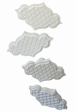 PME PME Creative Plaque Inserts set/4-Trellis Quilted