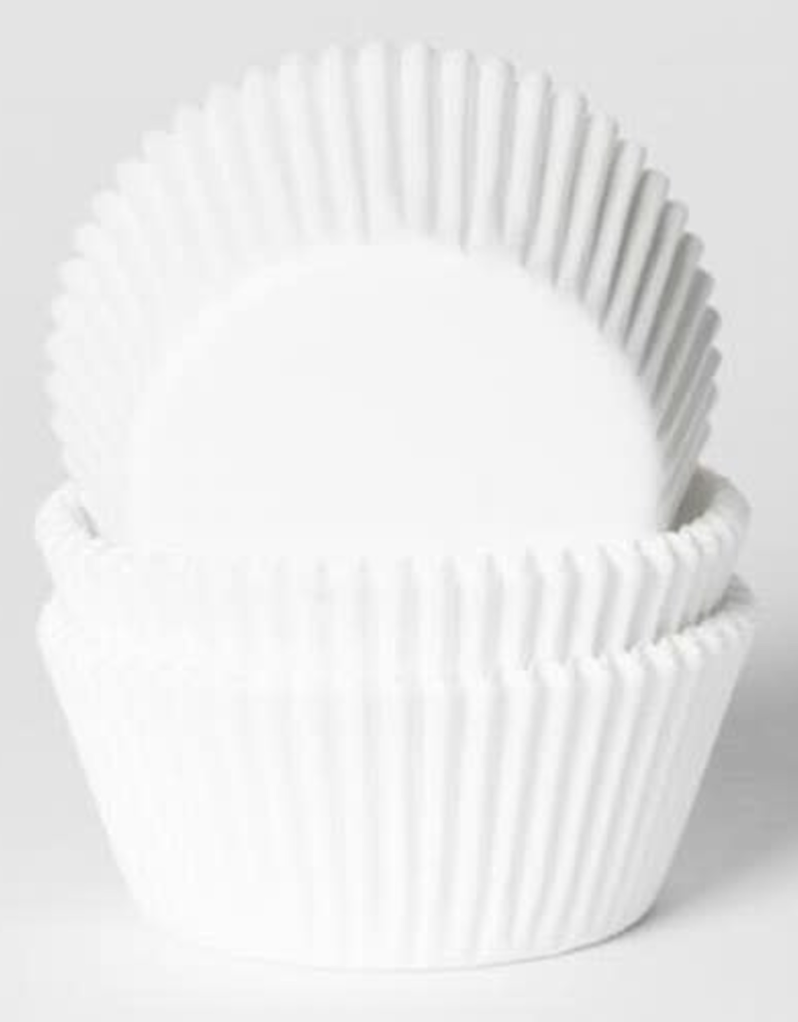 House of Marie House of Marie Baking Cups Wit - pk/50